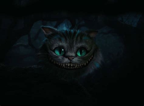Download Dark Mystery Cheshire Cat Alice In Wonderland Wallpaper ...