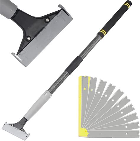Amazon.com: Frebuta Floor Scrapers Long Handle Heavy Duty ,31In 4 ...