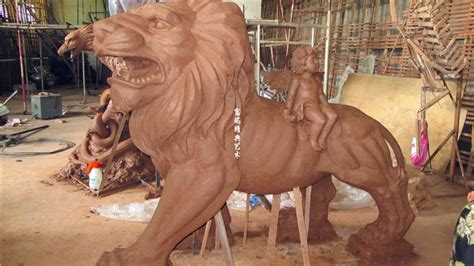 大型铜狮子雕塑图片_铜雕_雕塑-河北中正铜雕工艺品制作生产厂家