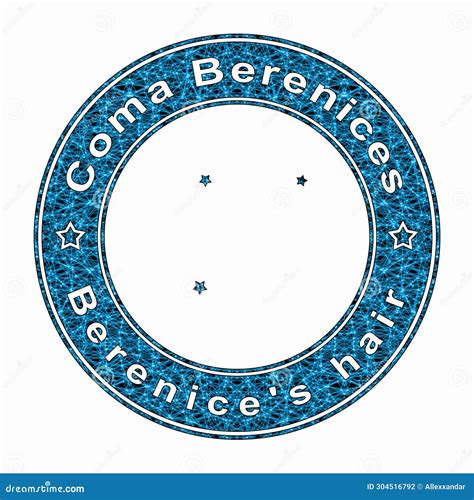Coma Berenices Star Constellation, Berenice Hair Royalty-Free Stock ...
