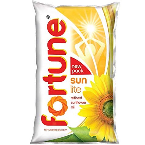 Fortune Sunlite Refined Sunflower Oil, 1L : Amazon.in: Grocery ...