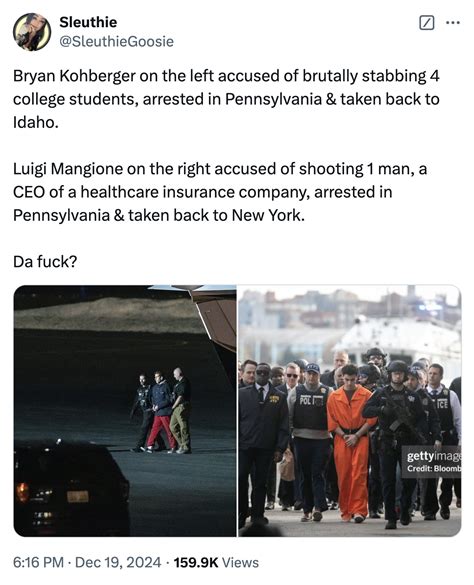 Luigi Mangione New York City Perp Walk: Image Gallery (List View) (List ...