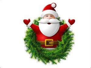 décor nirmal 60 cm Modern Simple 3D Christmas Wall Sticker Santa Claus ...