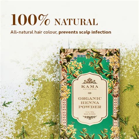 Buy Organic Henna Powder for Hair Dyeing & Conditioning | Kama Ayurveda