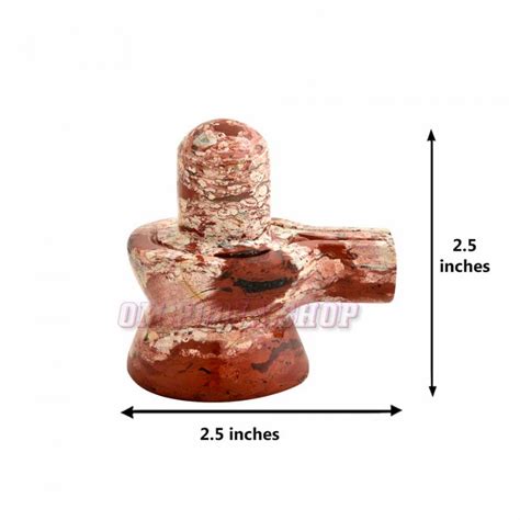 Tripund Dhari Shivlingam / Linga in Red Jasper Gemstone