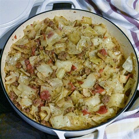Ground Beef and Cabbage Recipe - Joe's Healthy Meals