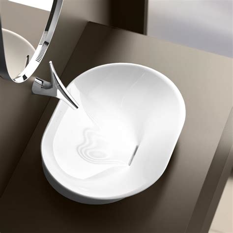 Kohler Vive capsule table top vitreous ceramic wash basin with hidden ...