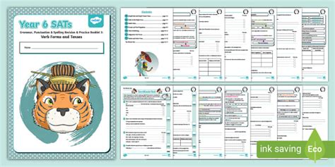 Grammar, Punctuation and Spelling Revision and Practice Booklet 3: Verb ...