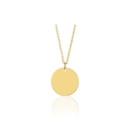 Custom Round Pendant Chain for Women - Gold Color – Myjewel India