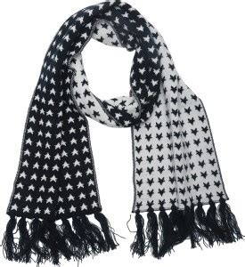 U.S. POLO ASSN. Self Design Pure Wool Men Scarf - Buy Navy U.S. POLO ...