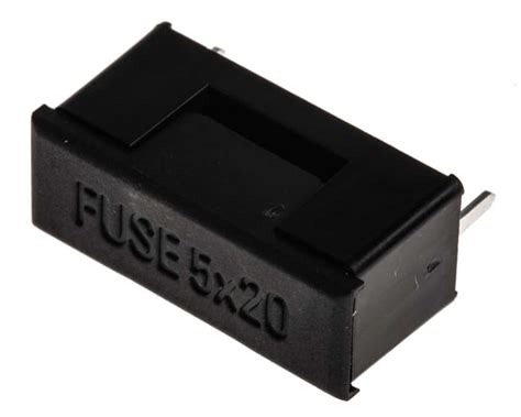 RS PRO | RS PRO 6.3A PCB Mount Fuse Holder for 5 x 20mm Fuse, 250V ac ...