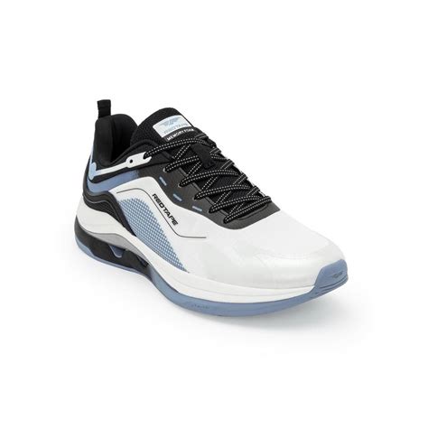 Buy Red Tape Men Colorblocked White and Blue Athleisure Sports Shoes Online