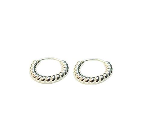 vinayak 925 sterling silver bali earring Carve)10 : Amazon.in: Fashion