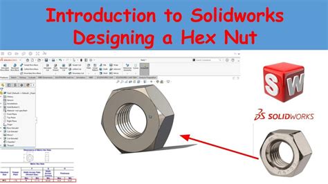 Image result for SolidWorks Tutorials to Draw a Nut