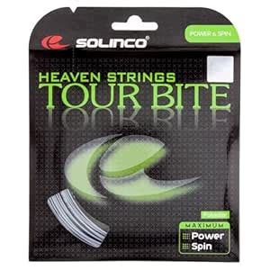 Buy Solinco Tour Bite (15L-1. 35mm) Tennis String (Silver) Online at ...