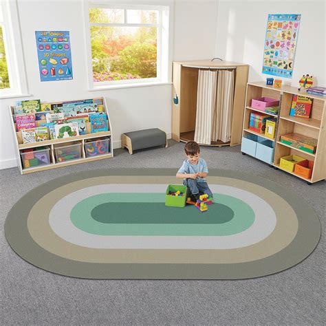 Classroom Oval Runway Scandi Rug | theClassroom.co