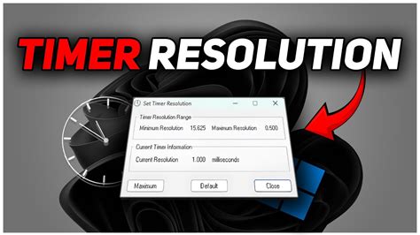 How to Optimize Timer Resolution 的图像结果