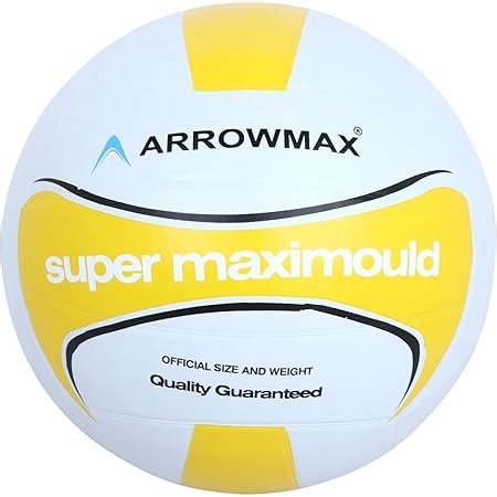 Buy ArrowMax MAXIMOULD Rubber Moulded Volleyball for Indoor and Outdoor ...