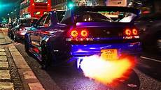 Gtr Shooting Flames Wallpaper by Nissan Skyline Gtr R33 Shooting Flames On Los Angeles Gtr Shooting Flames Wallpaper