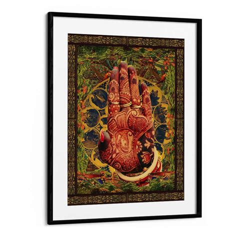 Henna Hand Surreal Art Print by Cosmo Zach – Asianmonk