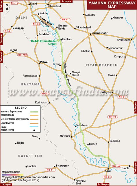 Yamuna Expressway : यमुना एक्सप्रेसवे का रूट मैप, कुछ ख़ास बातें और ...