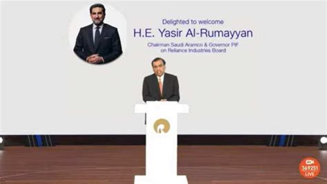 RIL AGM 2021: Saudi Aramco Chairman to join RIL Board, O2C deal likely ...