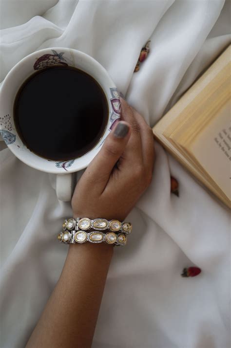 Alma Polki Bangles - Set of 2 – Do Taara