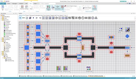 Process Simulate Plant Simulation 的图像结果
