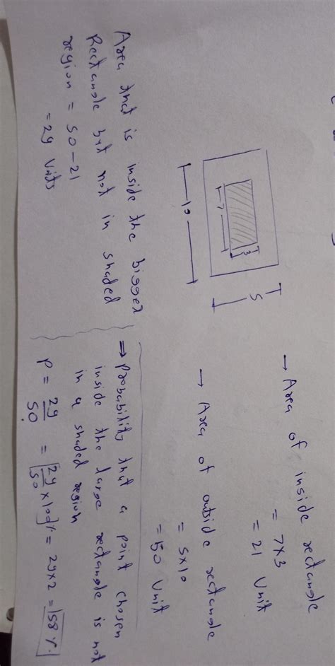 The figure below shows a shaded rectangular region inside a large ...