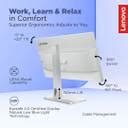 Lenovo L-Series 60.96 cm (24 inch) Full HD LED Backlit IPS Panel with ...