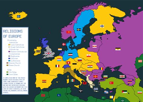 Religion Map of Europe 的图像结果