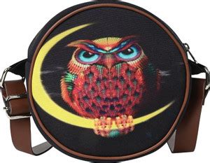 Rak Designs Black Sling Bag Round Sling Bag Black - Price in India ...