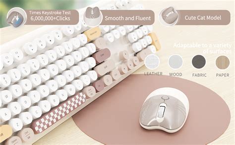 Amazon.in: Buy BUYFLUX Wireless Keyboard and Mouse, 104 Keys Full Size ...