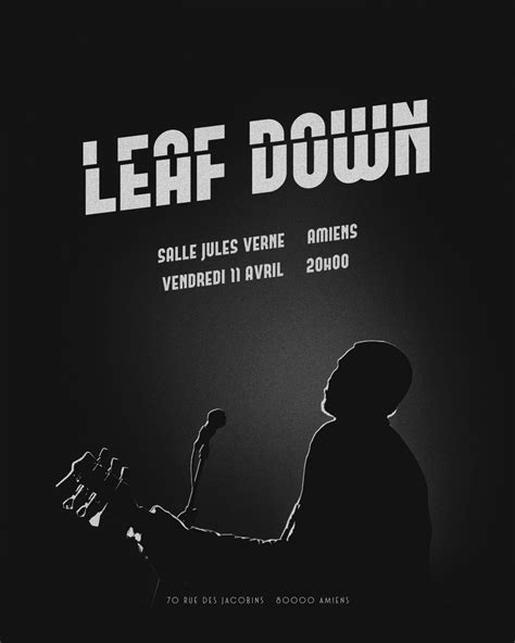 Concert LEAF DOWN + ROSA LOU // Salle Jules Verne AMIENS, 70 Rue des ...