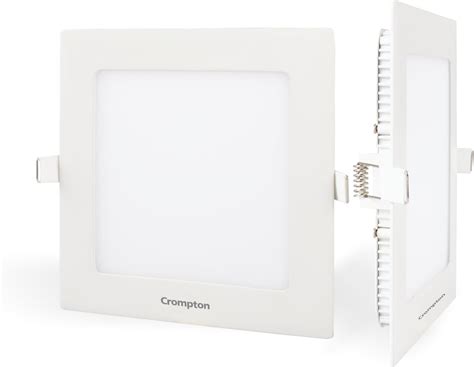 Buy Crompton Star Slim Recessed Edge Lit Panel 6W Round LED Light (Warm ...