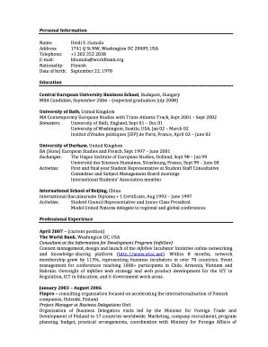 Fillable Online erenet H. Kauppinen resume. Supplemental Form W-4 ...