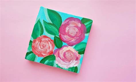 Image result for Acrylic Flower Painting Tutorial