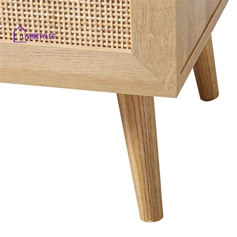 Mahi Woven Rattan Storage Bench with Cushion, Natural – LivIn Styles