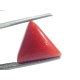 4.50 Ct 7.5 Ratti Natural Italian Triangle Red Coral Moonga Gemstone