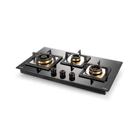 Glen BH1073CIHTTDBTR 3 Burner Toughened Glass Built In Hob with Auto I ...
