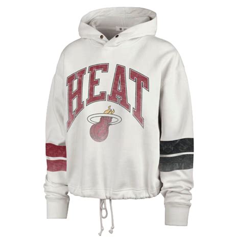 47 Brand Miami HEAT Crop Hoodie | Miami HEAT | Hoodies