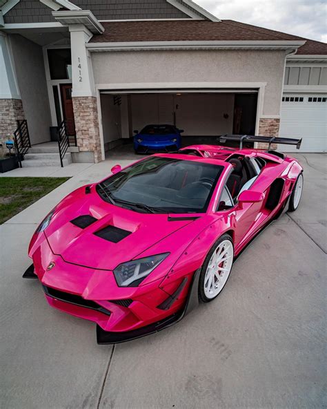 Lamborghini Aventador Rosa Liberty Walk Unleashes Pink Wide Body