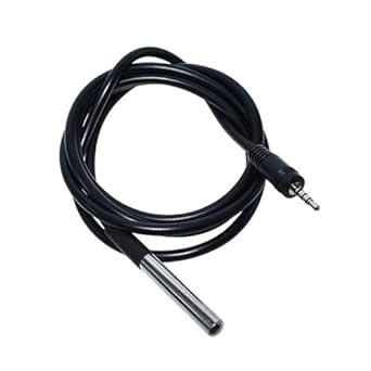 REES52 Waterproof Stainless Steel Temperature Sensor Pipe 2.5/3.5mm ...