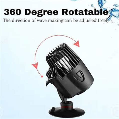 Sunsun JVP-120 (6W | 3000L/H | Suitable for 3 Feet Tank) Mini Wave Mak ...
