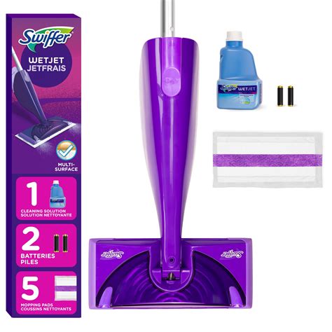 Swiffer WetJet Hardwood and Floor Spray Mop, All-In-One Mopping Cleaner ...