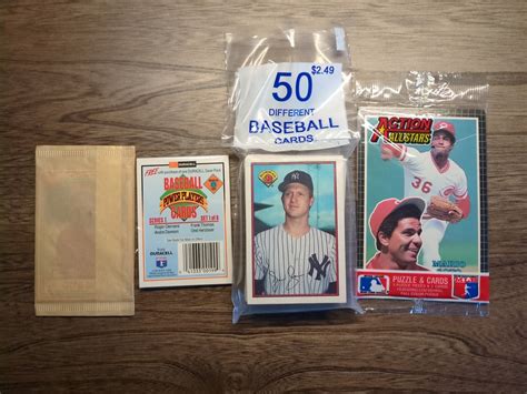 Lot of unopened baseball card packs | eBay
