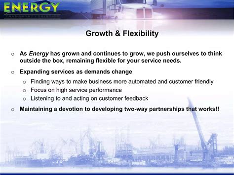 Energy Transport Logistics | PPT