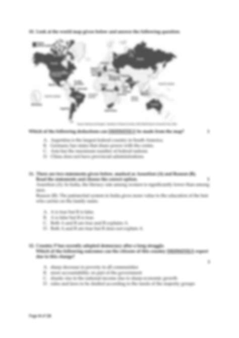 Image result for SST Sample Paper Class 10 Term 2