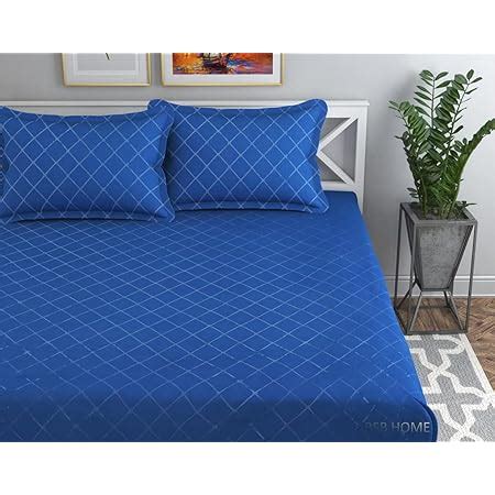 BSB HOME Cotton Feel All Around Elastic Fitted Glace Printed QueenSize ...