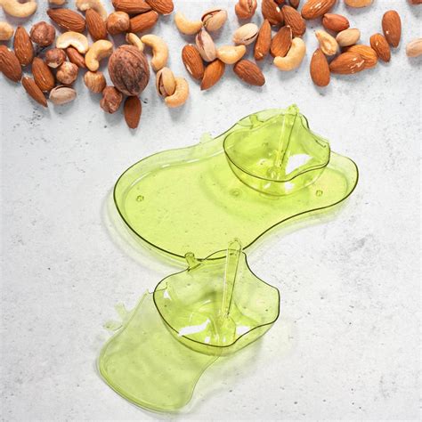 Apple Shape 2Piece Serving Set of Bowl with Spoon & Tray. Dinnerware S ...